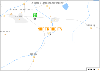 map of Montana City