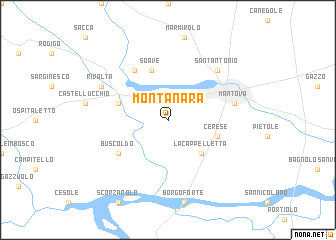 map of Montanara