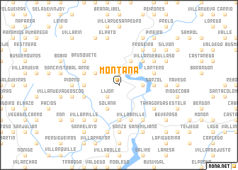 map of Montaña