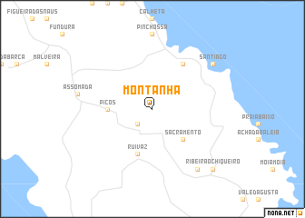 map of Montanha