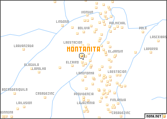 map of Montañita