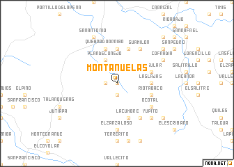 map of Montañuelas