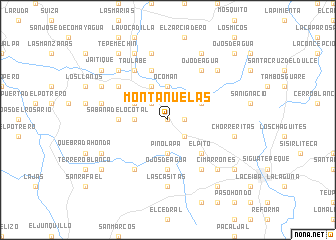map of Montañuelas