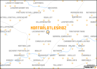 map of Montarlot-lès-Rioz