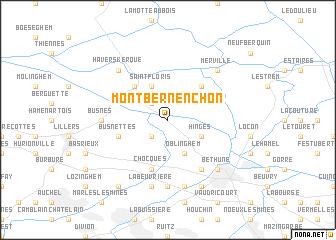 map of Mont-Bernenchon