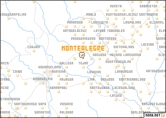 map of Monte Alegre