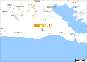 map of Monte Alto