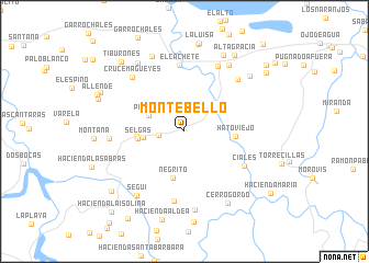 map of Montebello