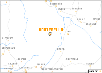 map of Montebello