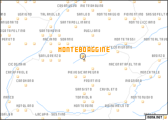 map of Monteboaggine