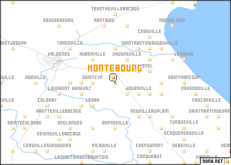 map of Montebourg