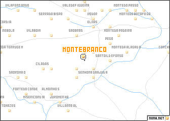 map of Monte Branco