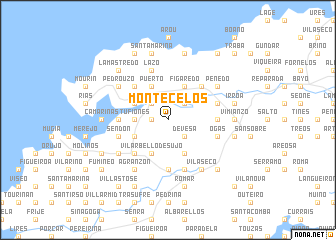 map of Montecelos