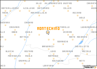 map of Montechino