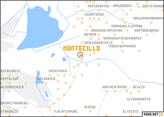 map of Montecillo