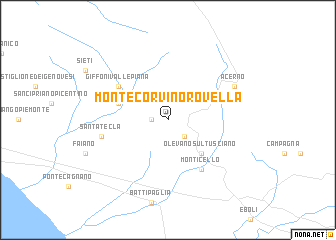 map of Montecorvino Rovella