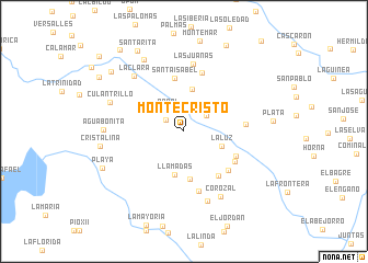 map of Montecristo