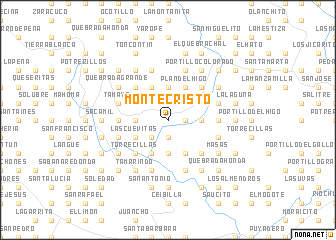 map of Monte Cristo