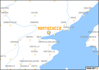 map of Montecucco