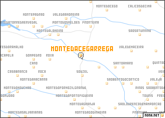 map of Monte da Cegarrega