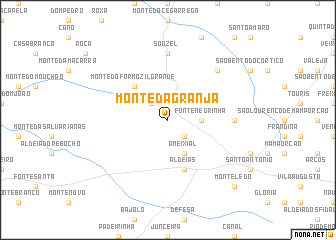 map of Monte da Granja