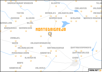map of Monte da Igreja