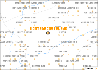 map of Monte de Castelejo