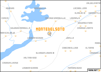 map of Monte del Soto