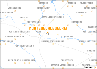 map of Monte de Vale dʼEl Rei