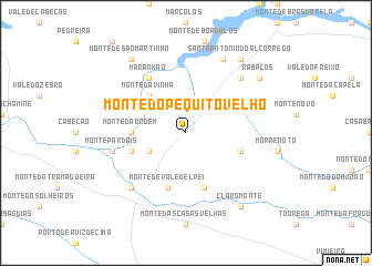 map of Monte do Pequito Velho