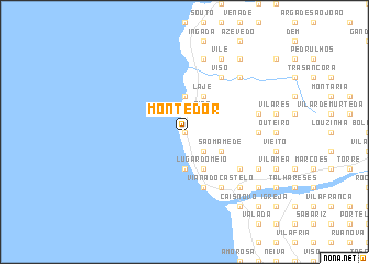 map of Montedor