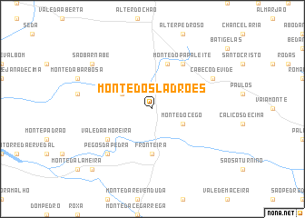 map of Monte dos Ladrões