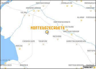 map of Monte do Zé Cadete