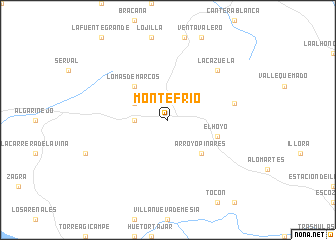 map of Montefrío