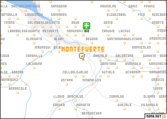 map of Montefuerte