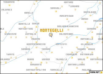 map of Montegelli