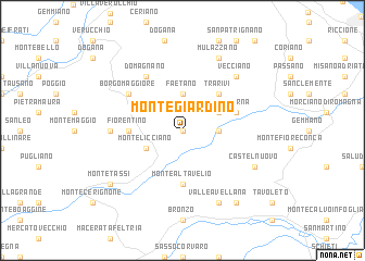 map of Monte Giardino