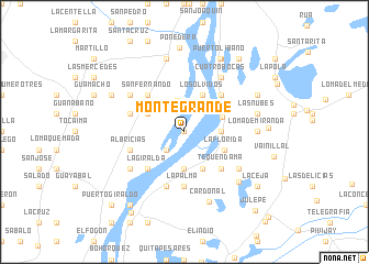 map of Monte Grande