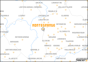 map of Monte Grande