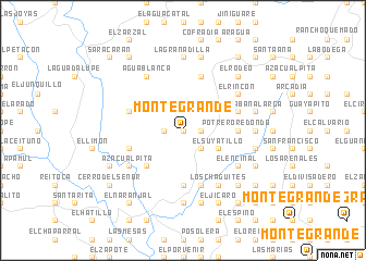 map of Monte Grande