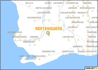 map of Monte Higüero