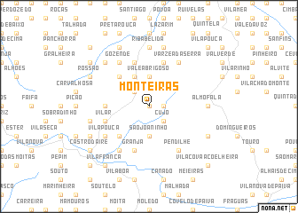map of Monteiras