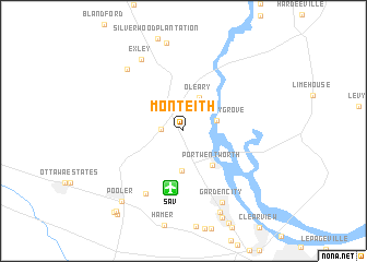 map of Monteith