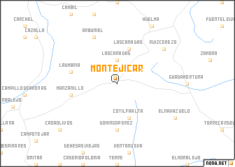 map of Montejicar