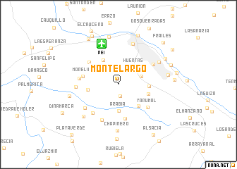 map of Montelargo