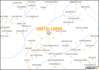 map of Montellorón