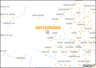 map of Monte Magapa