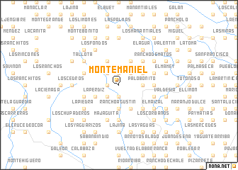map of Monte Maniel