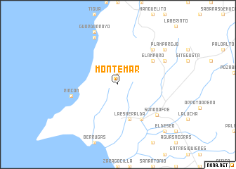 map of Montemar