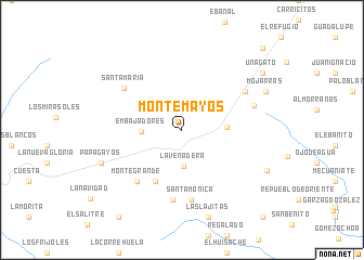 map of Montemayos